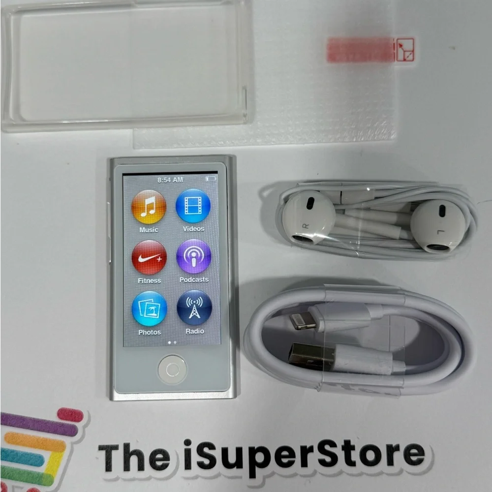 Apple iPod Nano 7th Gen 16GB Silver - Like New + 1 YR Warranty